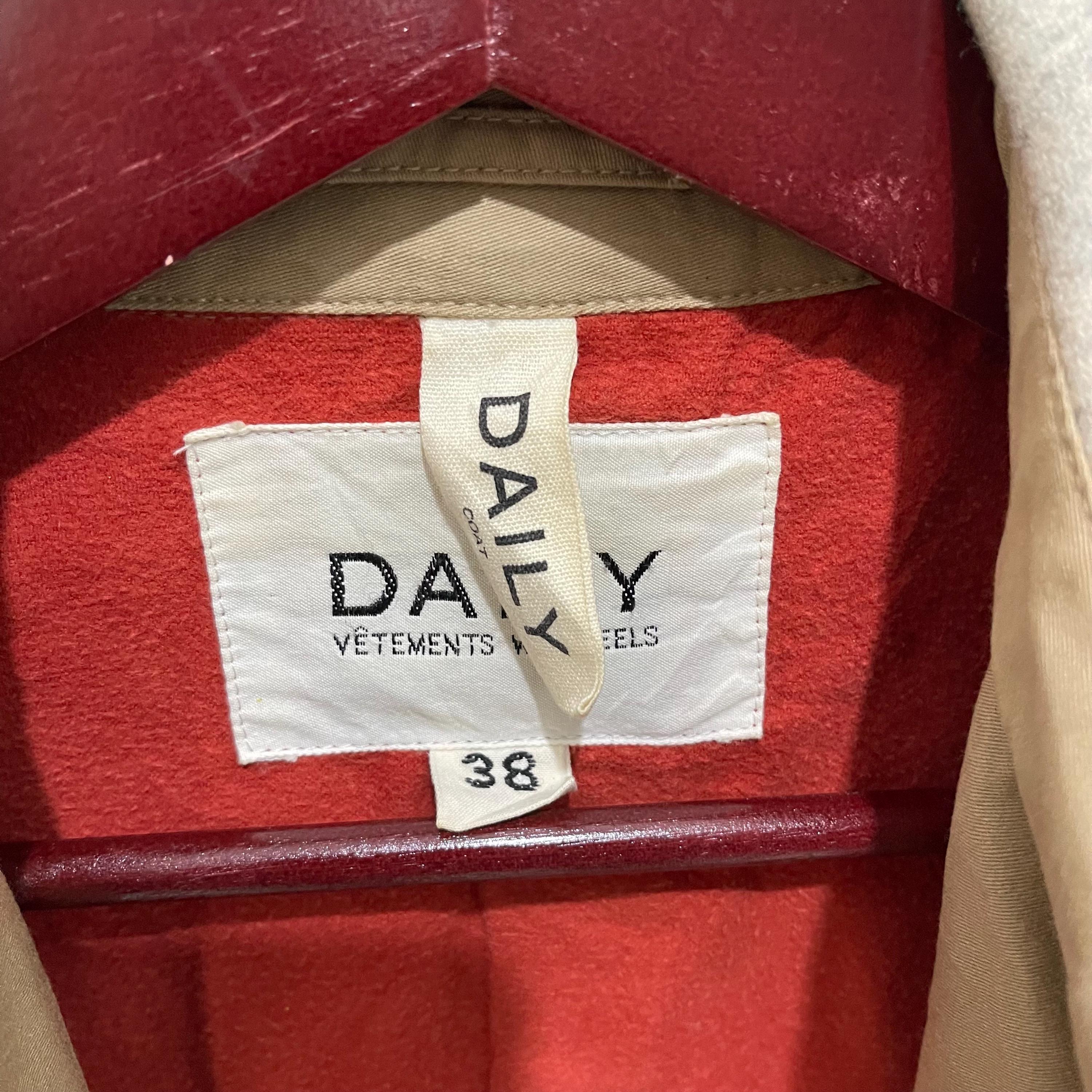 Daily VÊTEMENTS Wim NEELS Trench Coat Jacket - Etsy