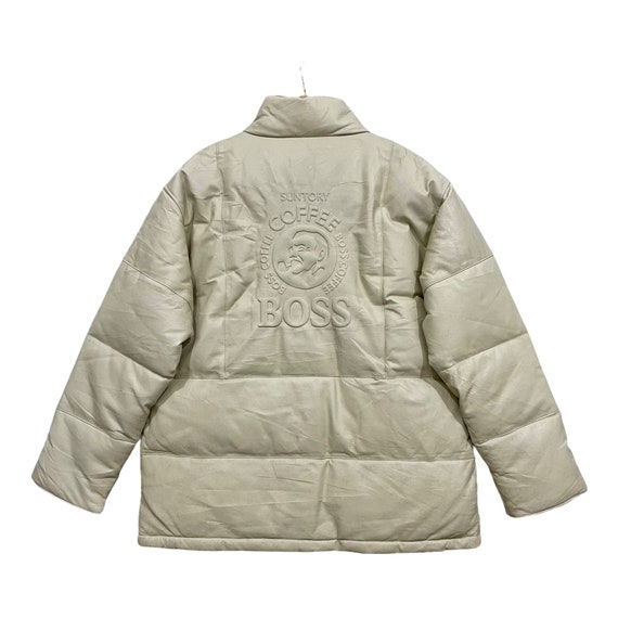 RARE!! 10th Anniversary Suntory Coffee Boss Special Leather Jacket  