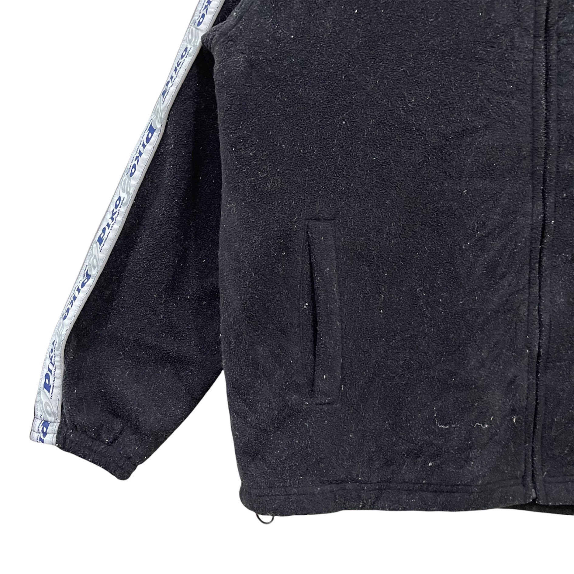 Vintage!! Piko Hawaiian Longboard Wear Fleece Zipper
