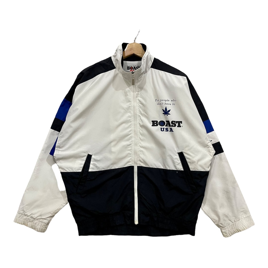Buy Vintage BOAST USA Spell Out Colour Block Bomber Zipper Jacket Online in  India - Etsy