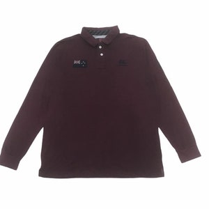 Vintage!! CANTERBURY of NEW ZEALAND Rugby Big Spell Out Logo Sportswear Sweatshirt Number 8