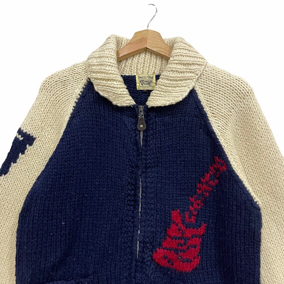 Vintage Sweet Orr Knitted Zipper Sweater - image 4