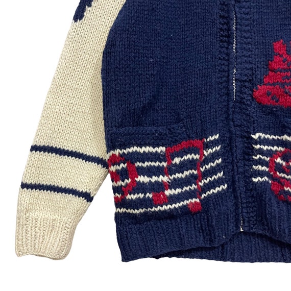 Vintage Sweet Orr Knitted Zipper Sweater - image 6