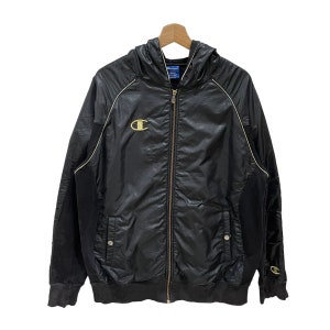 Vintage!! Champion Big Spell Out Hoodie Zipper Jacket