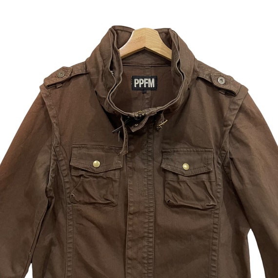 Vintage PPFM Japanese Brand Bikers Cropped Trucker Jacket - Etsy