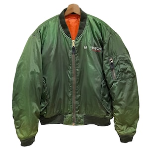 ¡Vintage! Chaqueta bomber reversible BOSCH MA-1 de los años 90