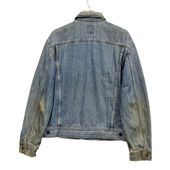 Vintage!! 70s 80s LEE Riders Distressed Denim Trucker Jacket Vintage!! 70s 80s LEE Riders Distressed Denim Trucker Jacket