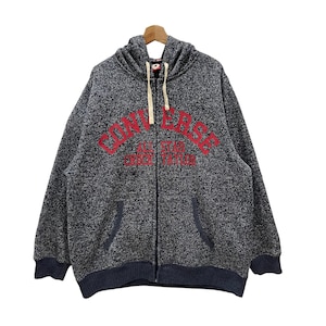 Vintage Converse All Star Chuck Taylor Big Spell Out Zipper Sweater Sweatshirt Hoodie