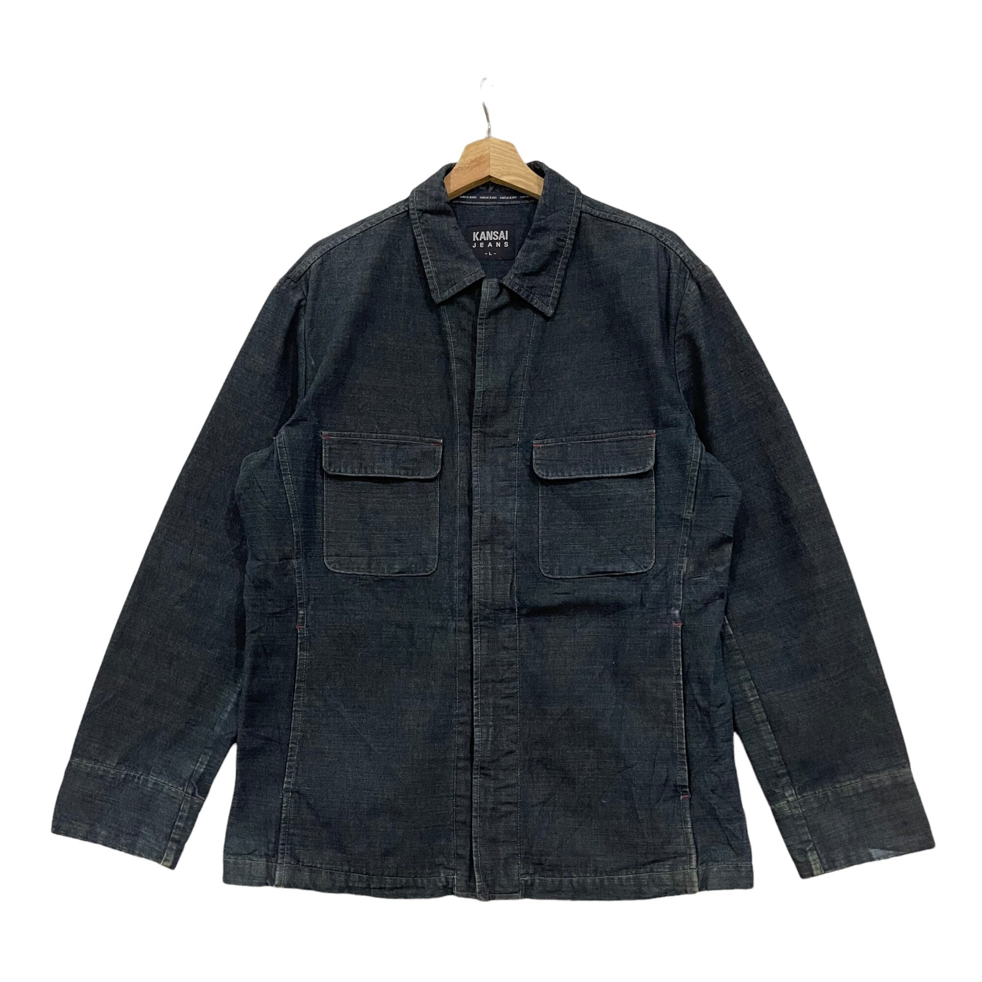 ヴィンテージ!! 関西ジーンズ×山本寛斎 デニムジャケット - Etsy ヴィンテージ!! 関西ジーンズ×山本寛斎 デニムジャケット - Etsy