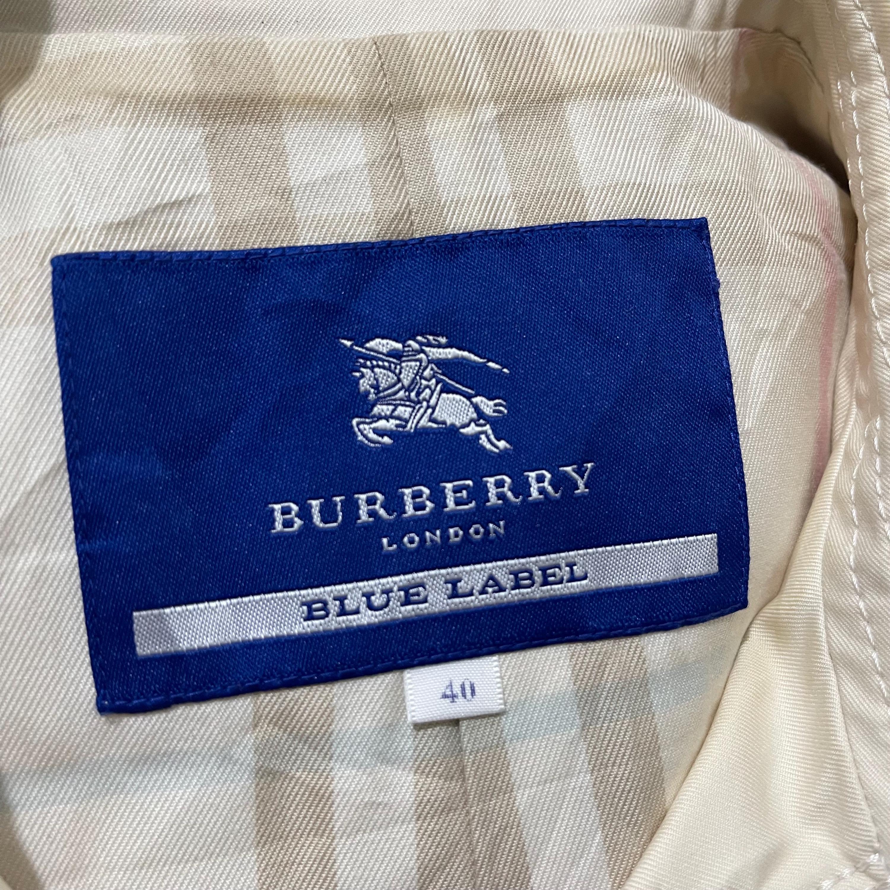 Burberry Blue Label Button Trench Coat Jacket - Etsy