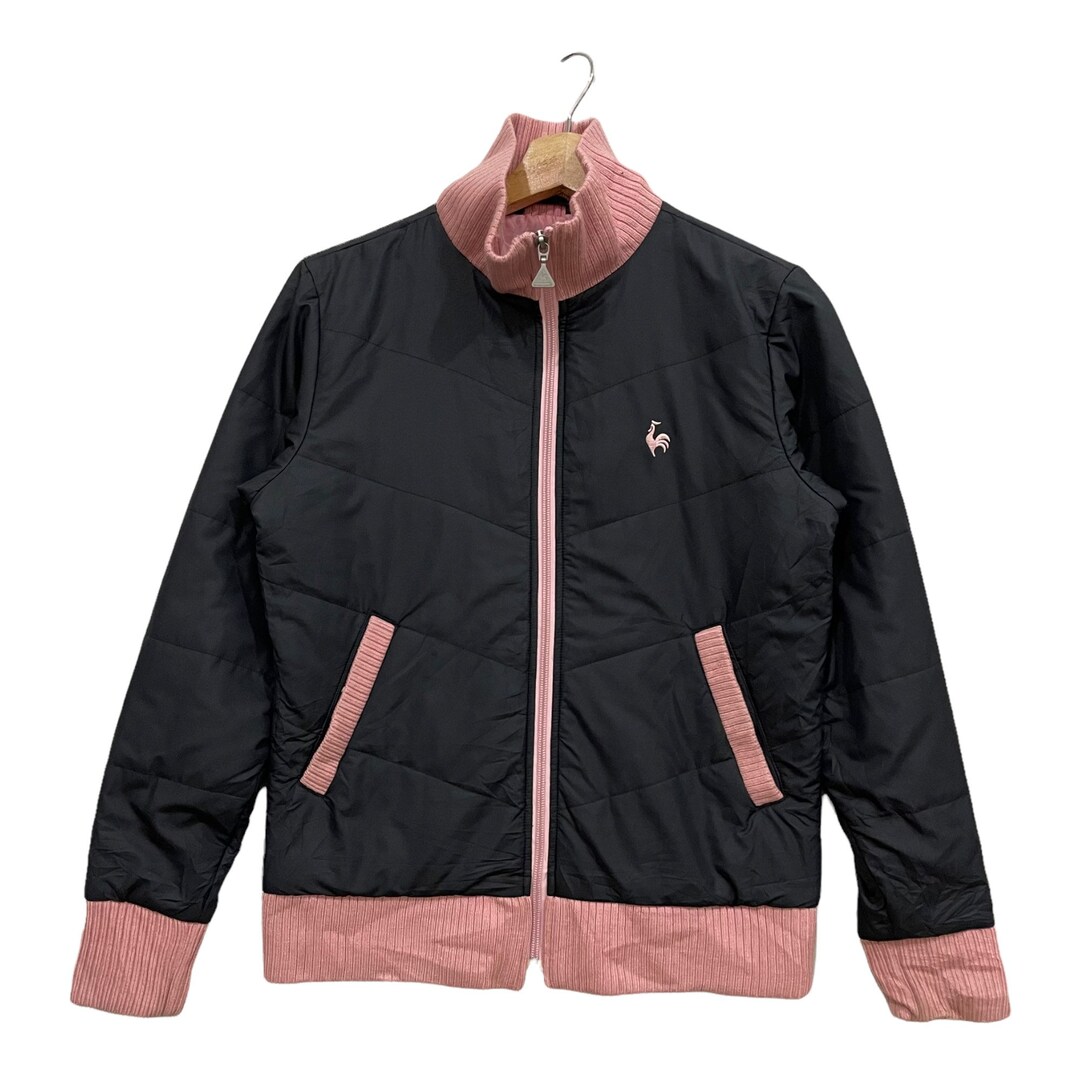 ¡¡Antiguo!! Le Coq Sportif Chaqueta acolchada con cremallera y