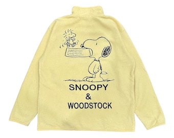 millésime !! Sweat-shirt style 90's Snoopy & Woodstock