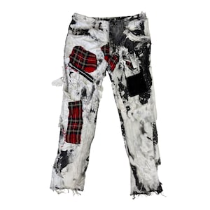 Rare Vintage 90s Lee Seditionaries Punk Vivienne Westwood Sex Pistols Patches Denim Pants
