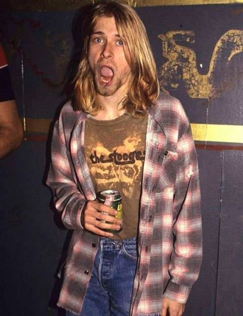 Vintage Grunge X Kurt Cobain Style Pocket Jacket - Etsy UK
