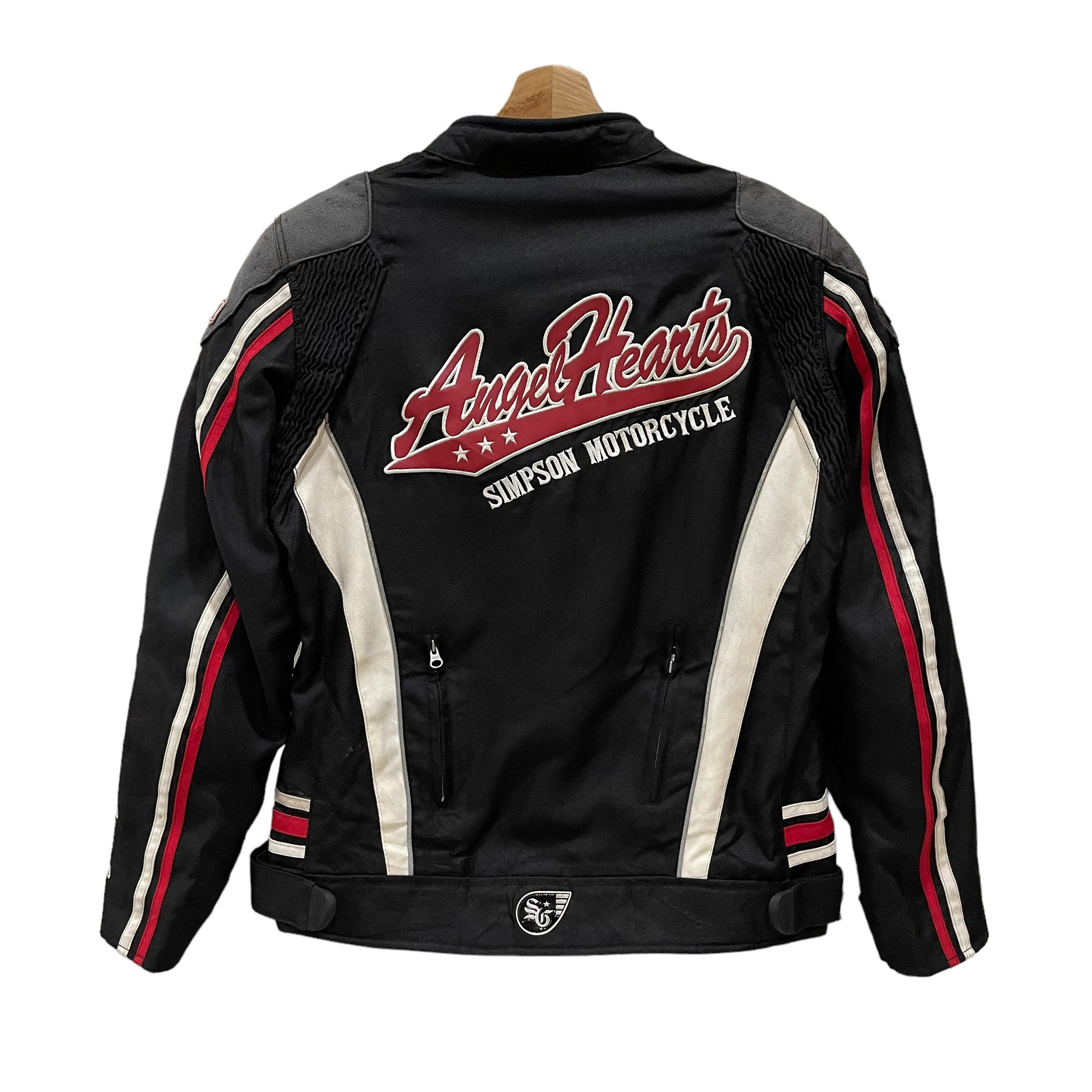 Angel Heart Simpson Motorcycle Racing Riders Jacket - Etsy Angel Heart Simpson Motorcycle Racing Riders Jacket - Etsy