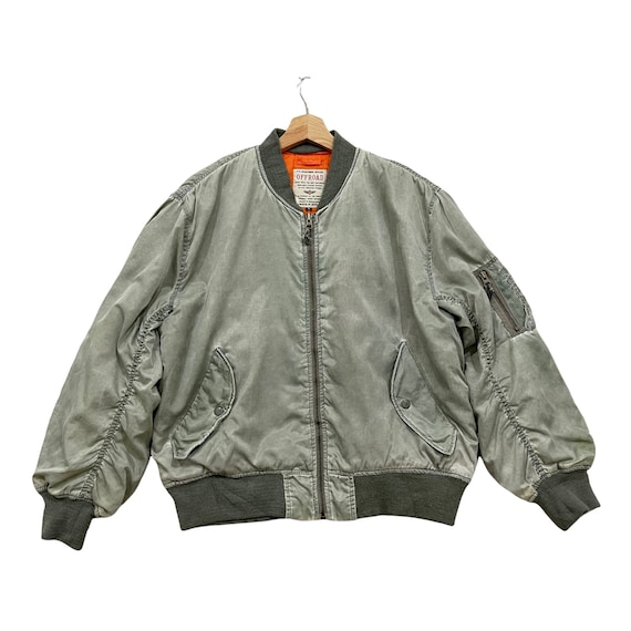 Vintage 90s OFFROAD MA-1 US Army Us Air Forces Flight Bomber Vintage 90s OFFROAD MA-1 US Army Us Air Forces Flight Bomber