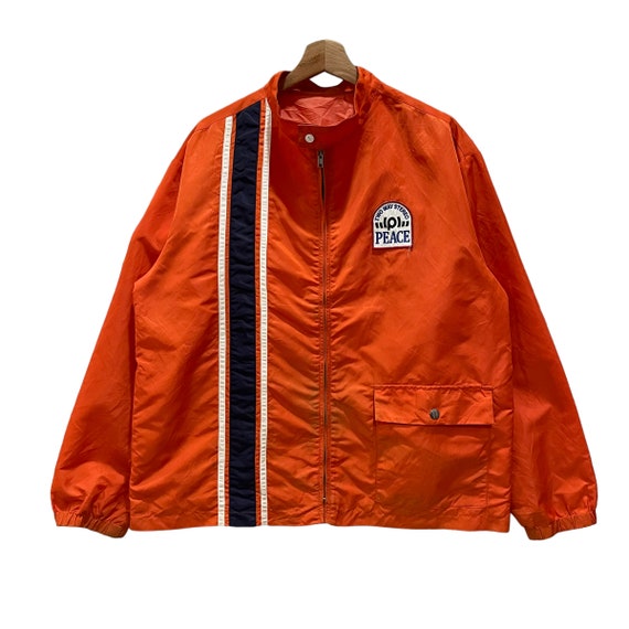Vintage 90s Peace Two Way Studio Zipper Jacket - Etsy