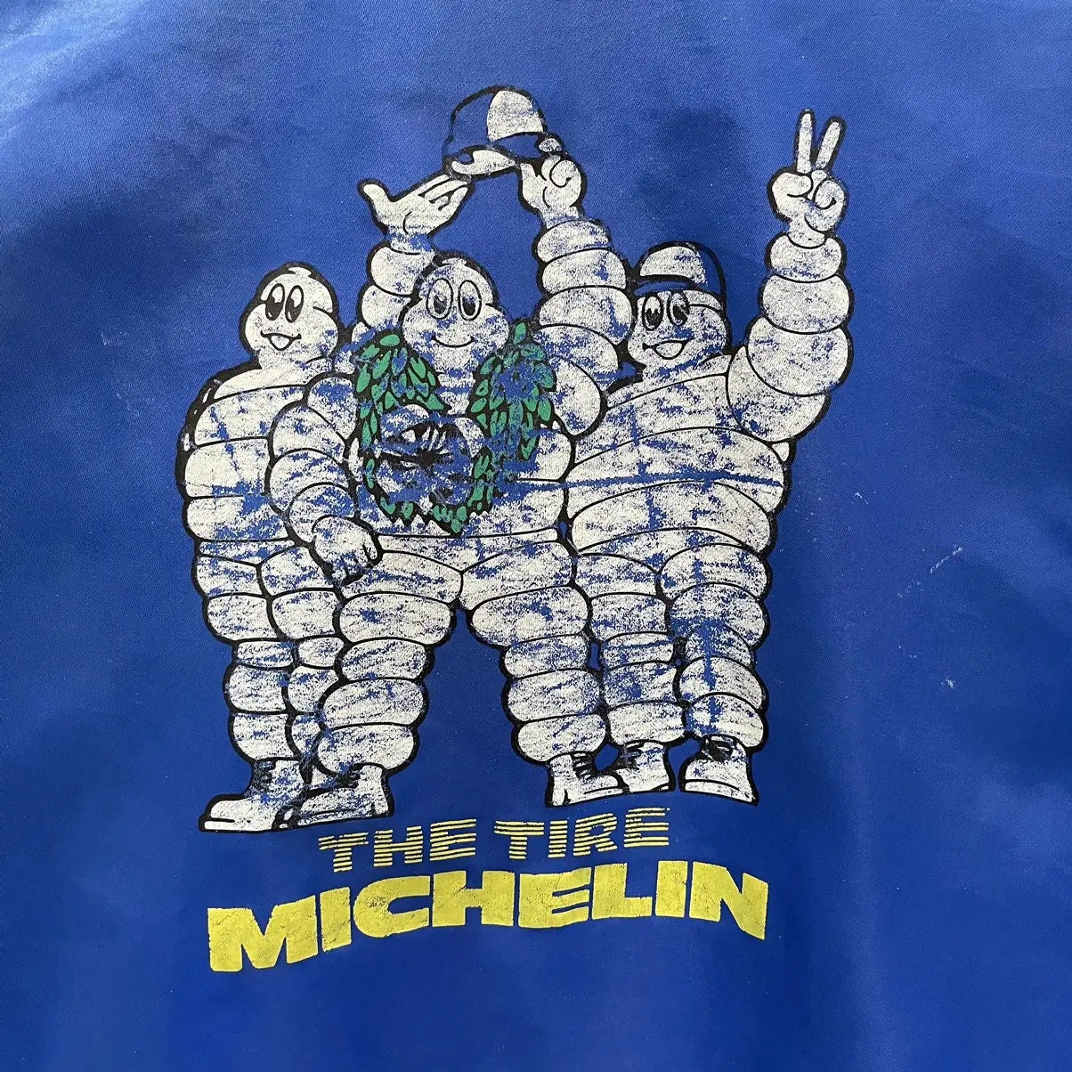 Vintage 90s Michelin Tire Zipper Jacket - Etsy