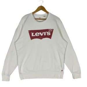 Vintage!! LEVI’S San Francisco Big Spell Out Big Logo Sweater Sweatshirt