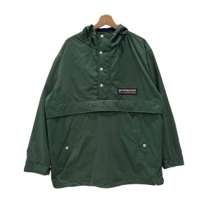 Vintage Kensho Abe Sports Anorak Style Jacket Hoodie Half