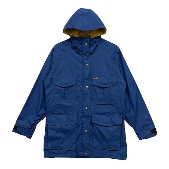 Vintage Eddie Bauer Pockets Hoodie Jacket Made in USA Gem