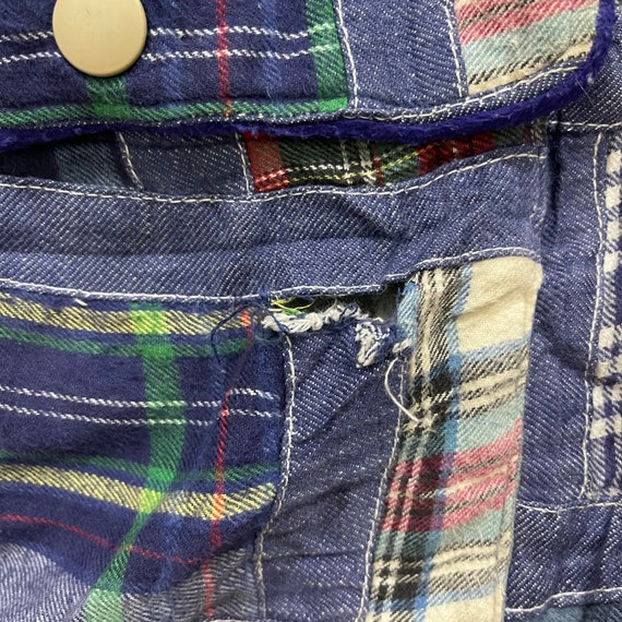 Vintage!! McGregor Multicolour Patchwork Coat Jac… - image 10