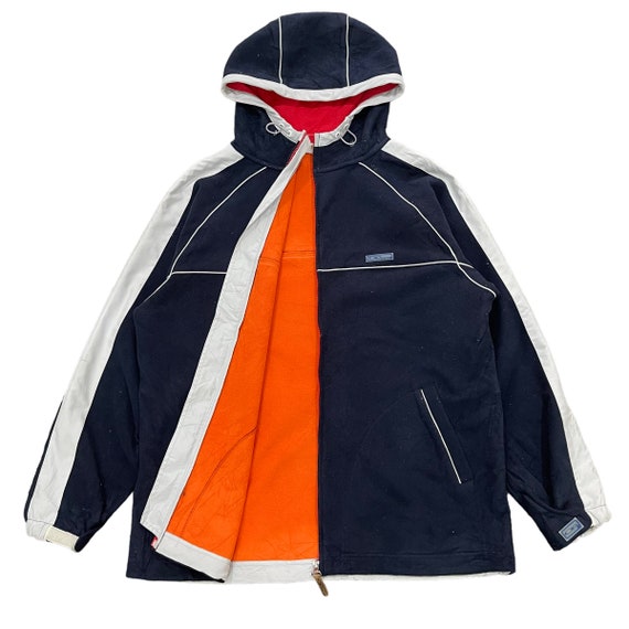 Vintage 90s OP Ocean Pacific Surfwear Surf Style Hoodie Zipper Jacket