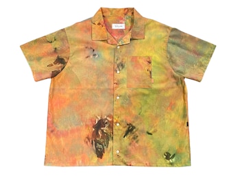 Rare Vifflame Made in Japan Tie Dye Cotton Shirt - The Elder Statesman Inspired