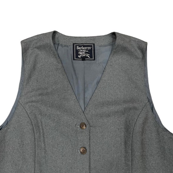 トップス Burberry London vest vintage 80s 90s Vintage 90s Burberrys Burberry London Wool Button up Vest - Etsy