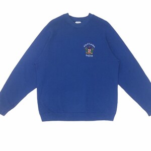 Vintage!! City Of London England Small Spell Out Small Logo Sweater Sweatshirt