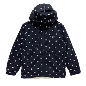 ジャケット・アウター 00s Columbia dot pattern hooded jacket Columbia Sportswear Omni-sheild Advanced Repellency Polka Dot