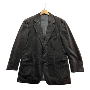 Vintage!! Burberry London Velvet Blazer Coat Jacket