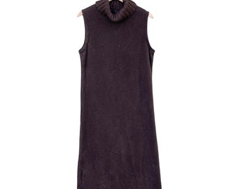 Vintage Yohji Yamamoto YS For Living mouwloze coltruijurk Japanse designer