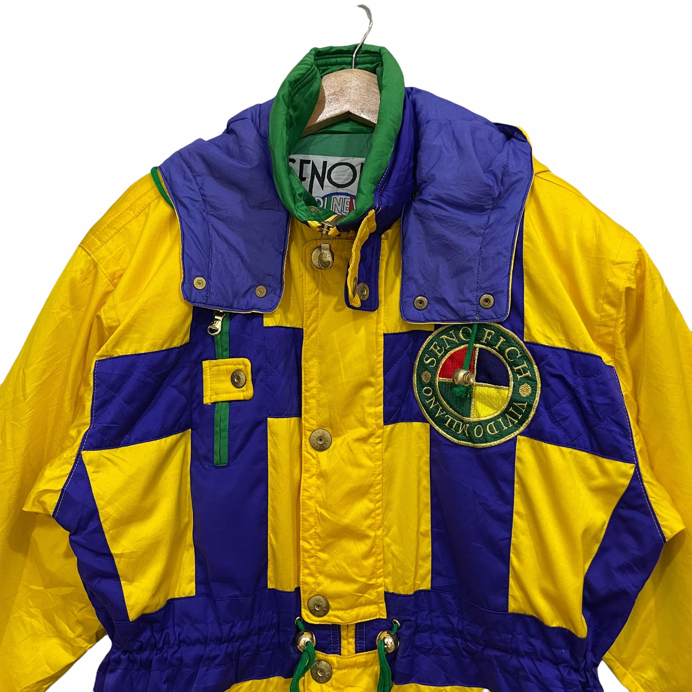 Senofich セノフィッチ　スキー　スノボ　ジャケット　イタリア 90年代のヴィンテージイタリア人デザイナー、セノ・フィッチ・ミラノの