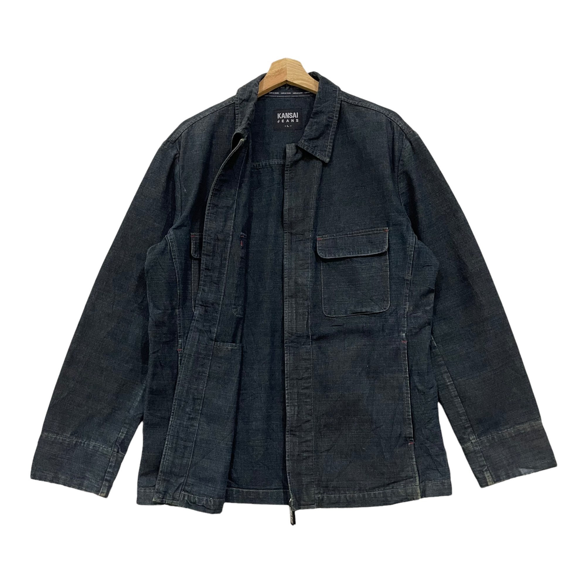 ヴィンテージ!! 関西ジーンズ×山本寛斎 デニムジャケット - Etsy ヴィンテージ!! 関西ジーンズ×山本寛斎 デニムジャケット - Etsy