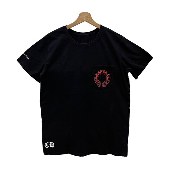 Chrome Hearts Friedhof Kreuz T-Shirt mit einer Tasche - Etsy.de