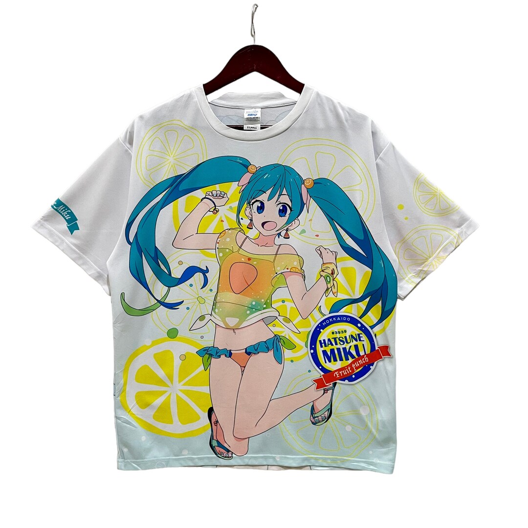 フィルモア FL HATSUNE やむ無く MIKU RETRO ANIME TEE XS 