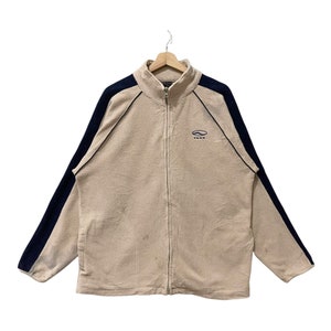 Vintage!! Vans Off The Wall Skateboards Fleece Zipper Jacket