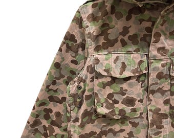 Rare Vintage 70s USSR Army Soviet Russian Camouflage Parka
