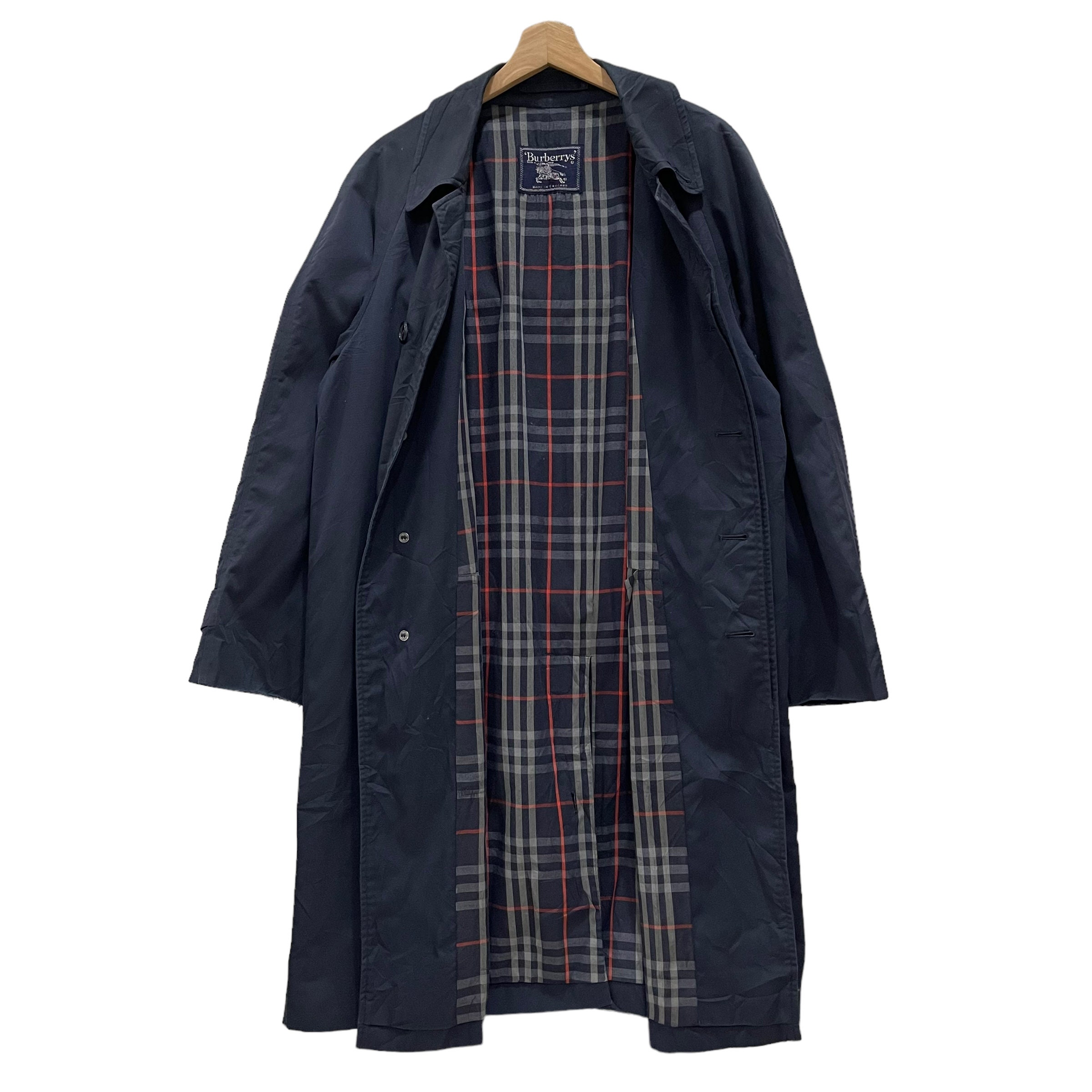 Vintage Burberry London Nova Check Trench Coat Jacket - Etsy Vintage Burberry London Nova Check Trench Coat Jacket - Etsy