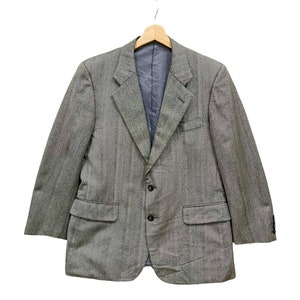 Vintage!! Burberry Wool Coat Blazer