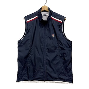 Vintage!! FILA Sportswear Sleeveless Zipper Jacket Vest