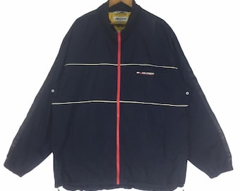 Vintage!! Giacca a vento sportiva TOMMY HILFIGER ATHLETICS Over Size
