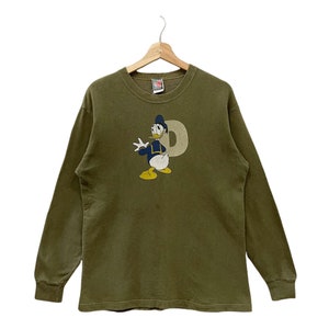 Vintage!! Disney Mickey Donald Duck Dia Club Sweater Sweatshirt