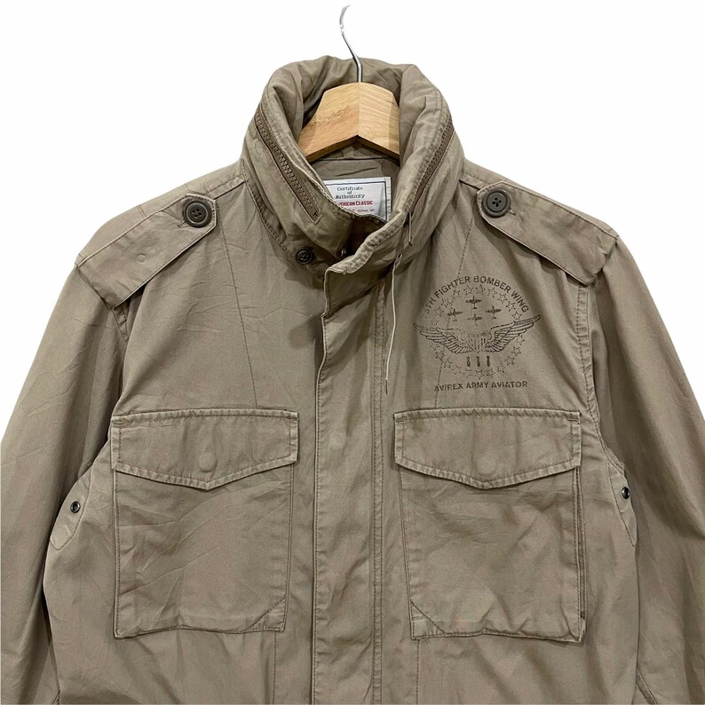 Vintage Avirex Army Aviator Jacke - Größe M Bild 3