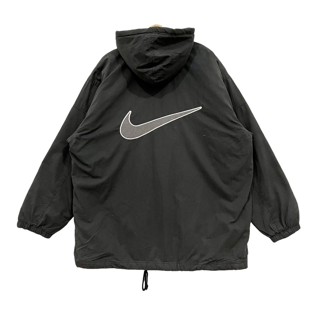 Vintage 90s NIKE AIR Big Swoosh Hoodie Bomber Windbreaker Vintage 90s NIKE AIR Big Swoosh Hoodie Bomber Windbreaker