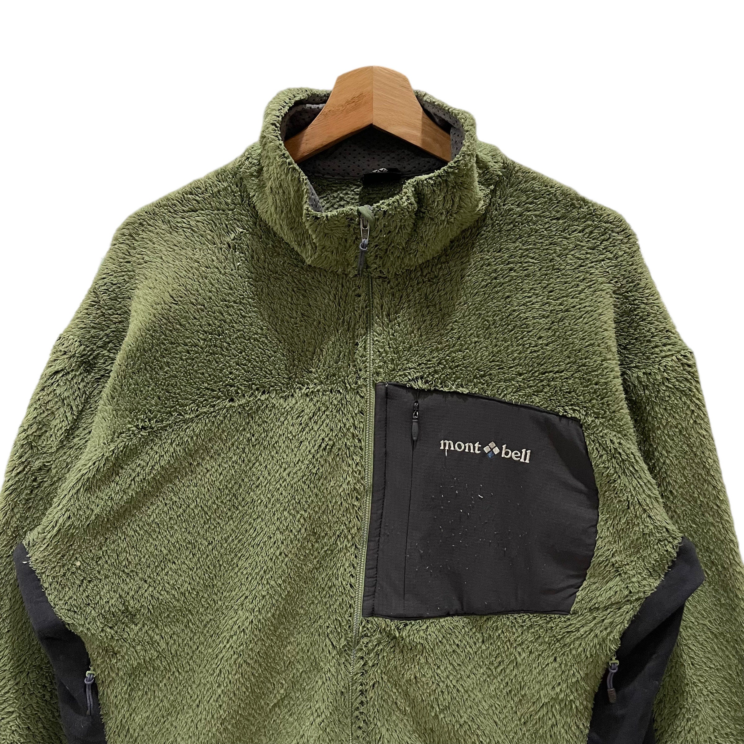 Vintage Mont-bell Clima Air Polartec Deep Pile Fleece Zipper 