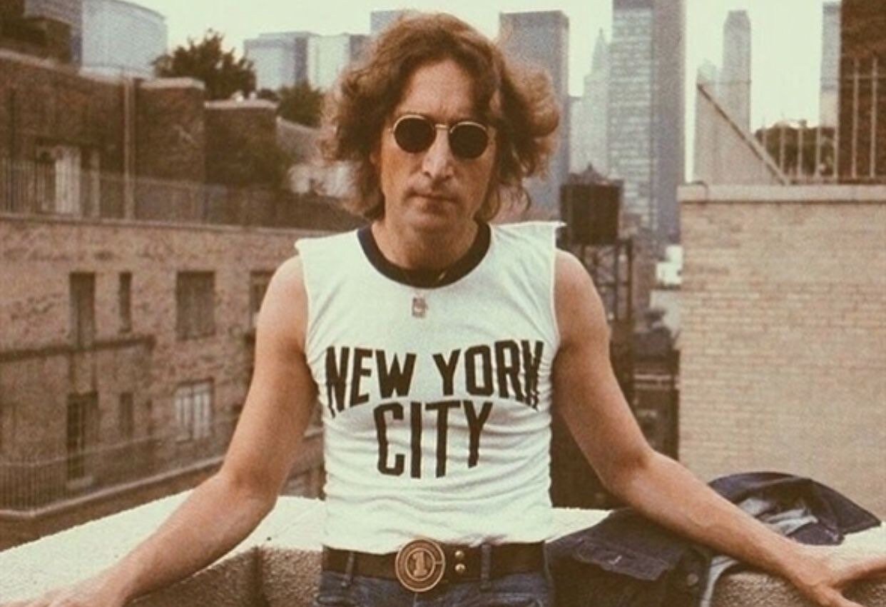 Vintage New York City John Lennon Ringer T-shirt - Etsy