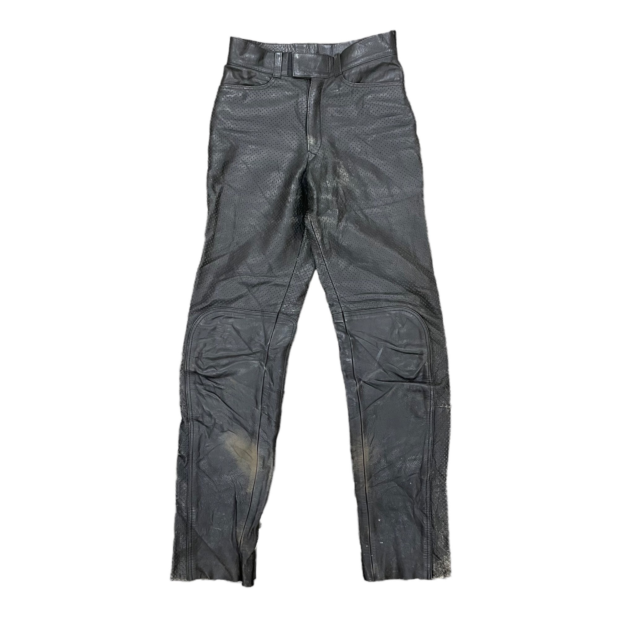 Rosen Kreuz】VINTAGE LEATHER WASHED PANTS | OUR BRAND,Rosen