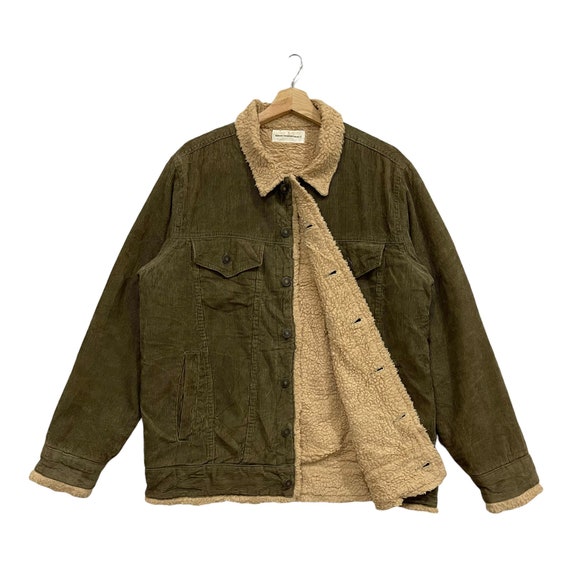 Vintage Bobson International Sherpa Corduroy Jacket - Etsy Vintage Bobson International Sherpa Corduroy Jacket - Etsy